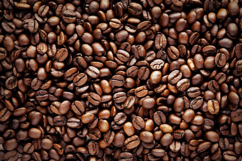 Kaffebønner, ett av bildene brukt i opplæringsmodulene