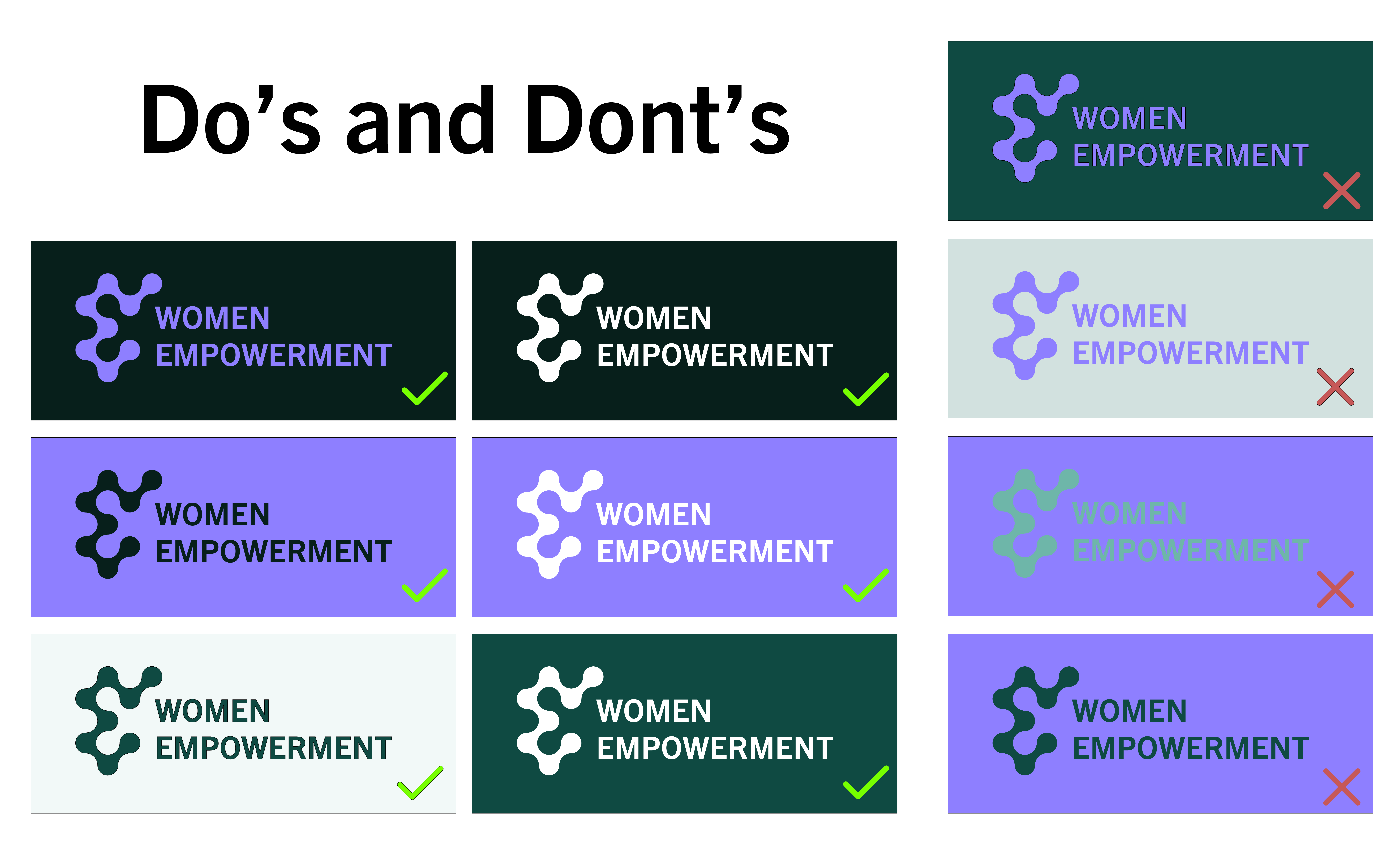 Logo — do's and dont's