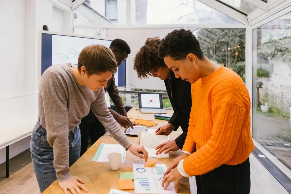 Students at SRH Berlin